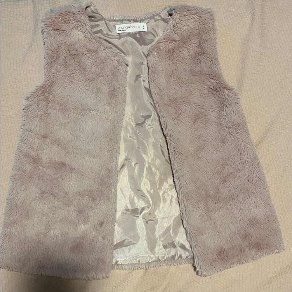 Plush Faux Fur Vest for Kids